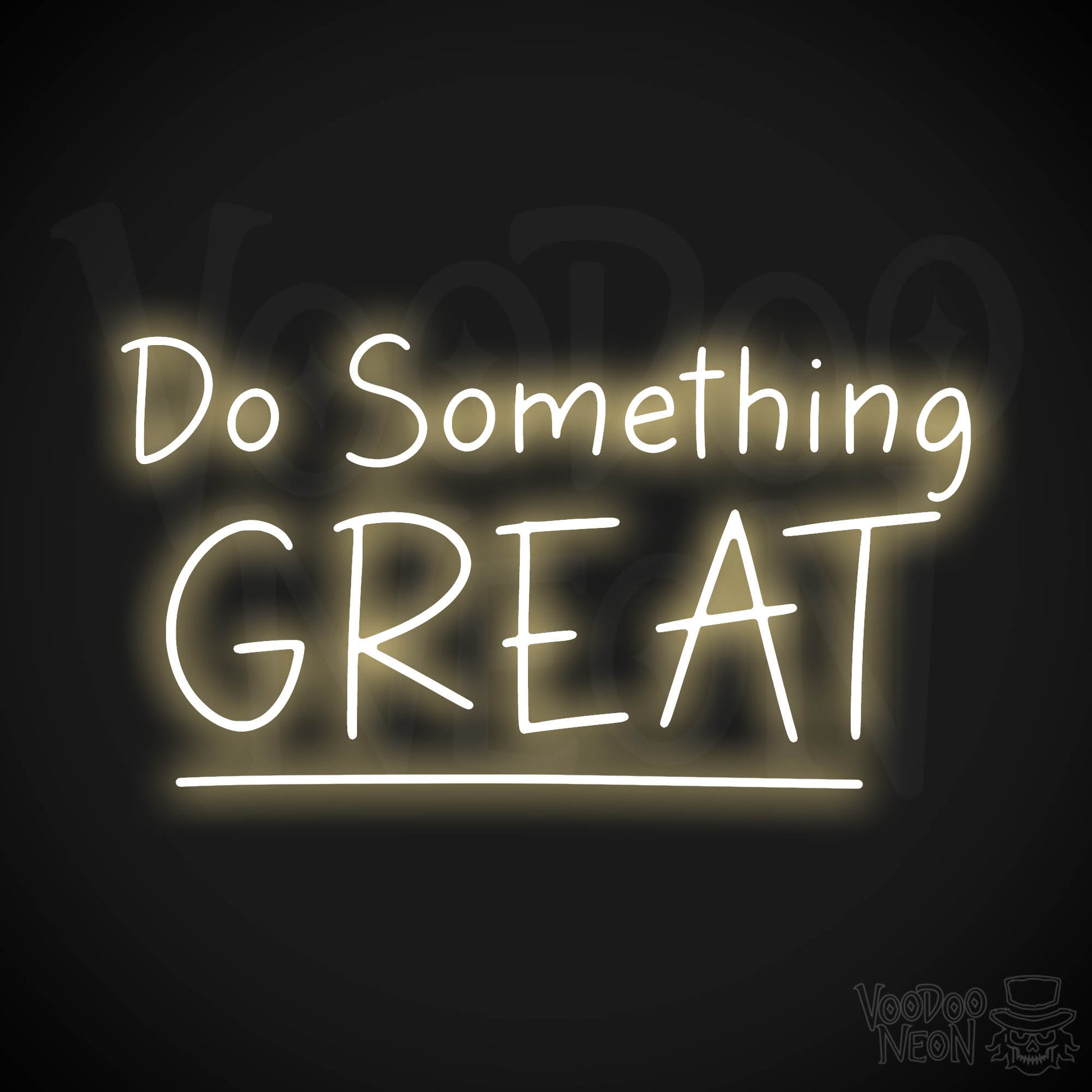 Do Something Great LED Neon - Warm White