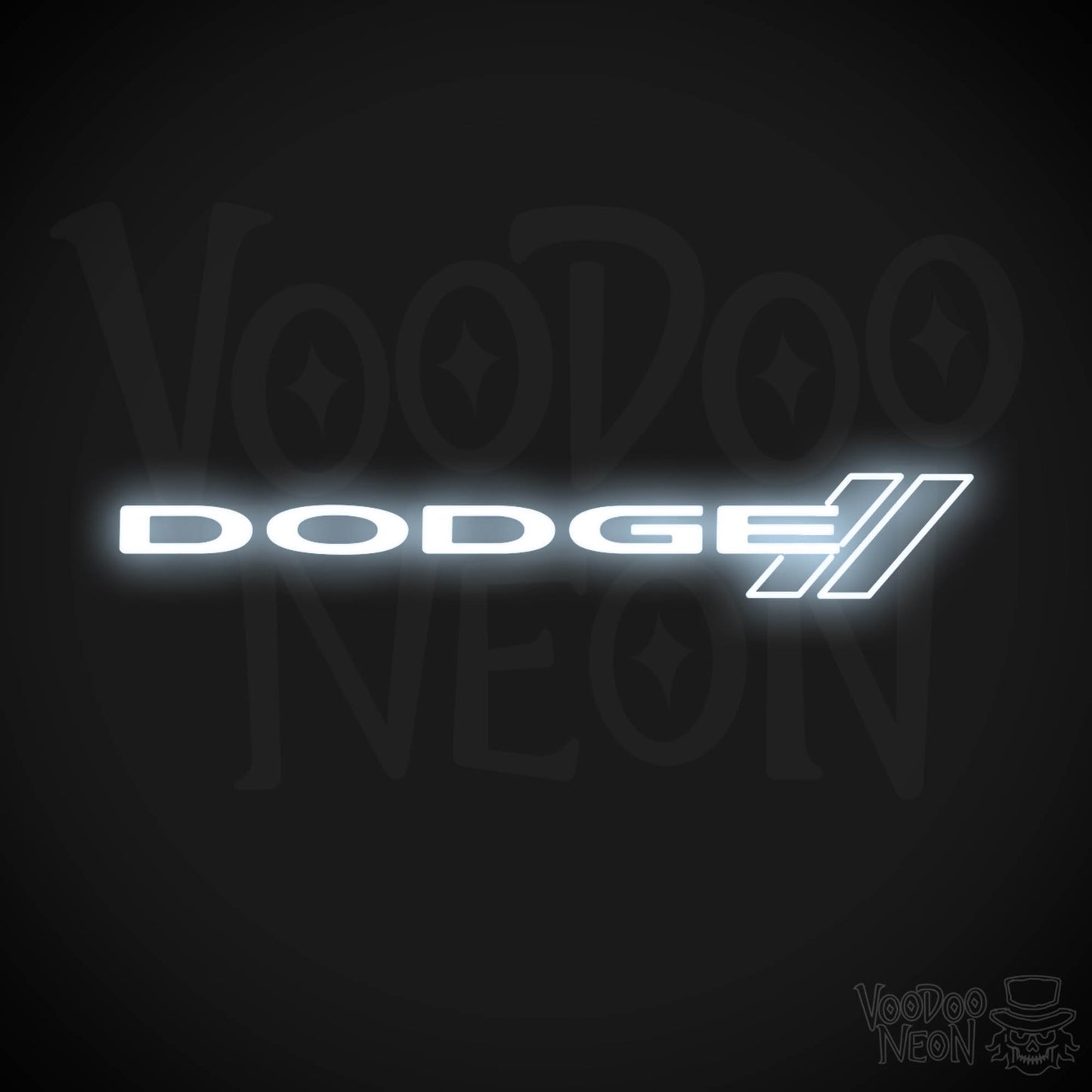 Dodge Neon Sign - Dodge Sign - Dodge Decor - Wall Art - Color Cool White