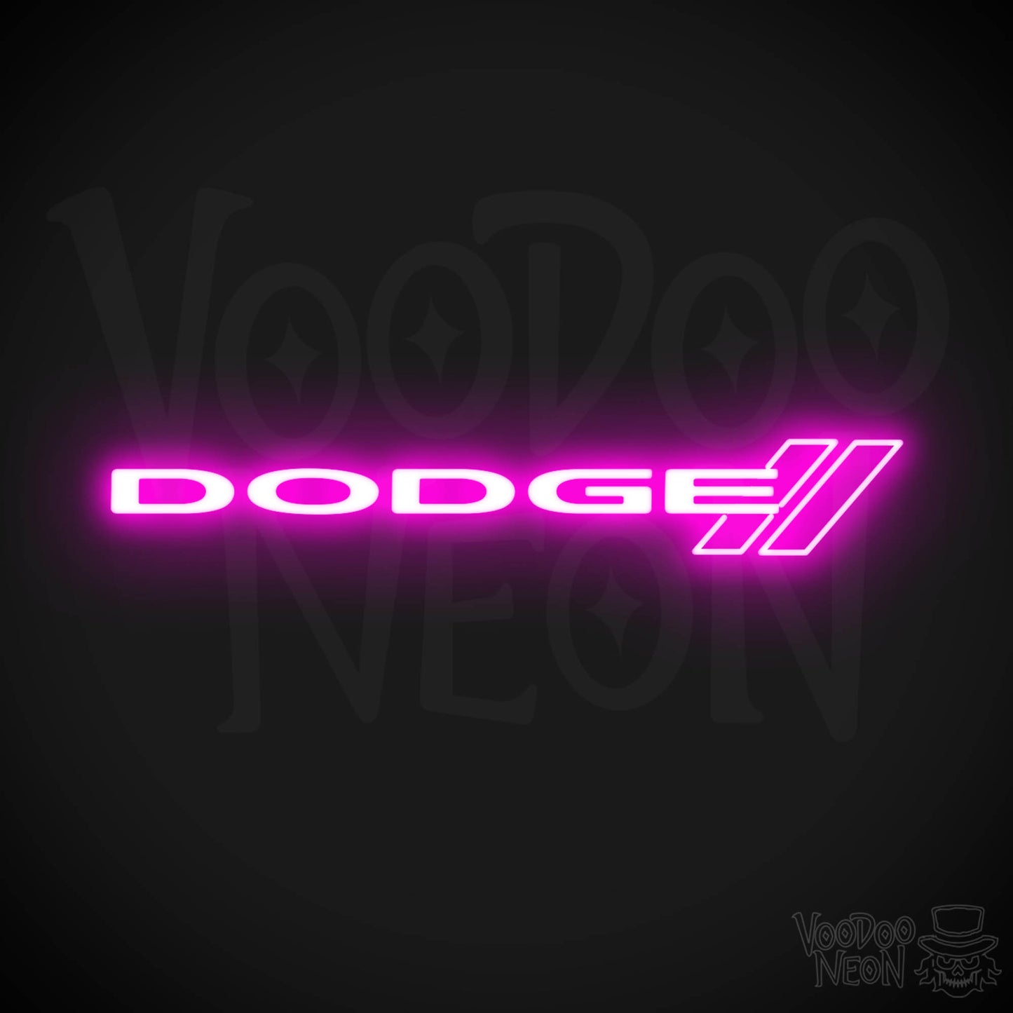 Dodge Neon Sign - Dodge Sign - Dodge Decor - Wall Art - Color Pink