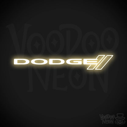 Dodge Neon Sign - Dodge Sign - Dodge Decor - Wall Art - Color Warm White