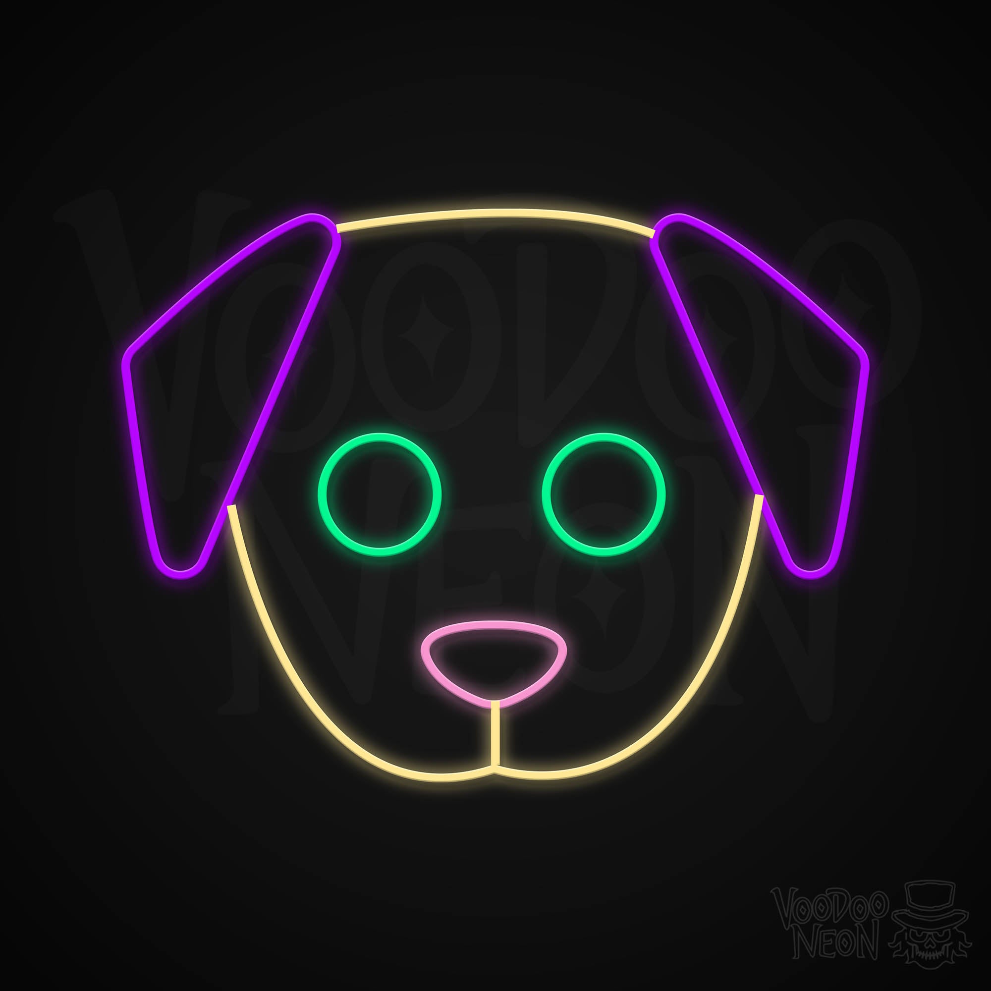 Adorable Dog Neon Sign