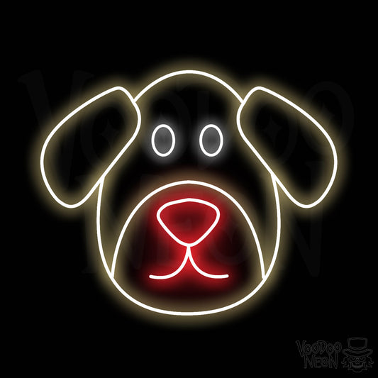 Dog Face LED Neon - Multi-Color