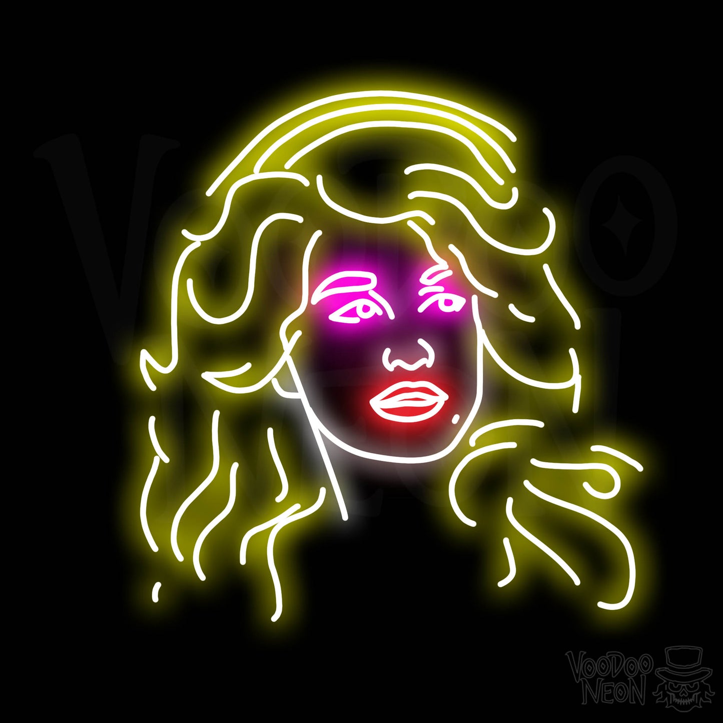 Dolly Parton LED Neon - Multi-Color