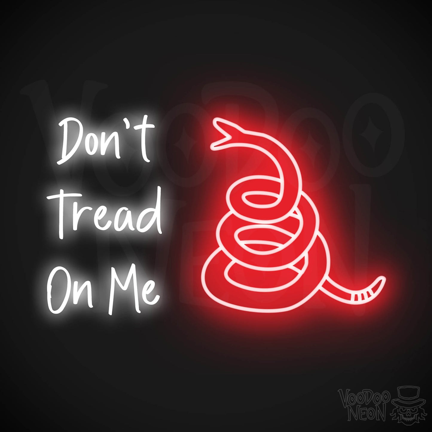 Don't Tread On Me LED Neon - Multi-Color