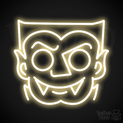 Dracula Neon Sign - Neon Dracula Sign - Vampire Neon Sign - LED Wall Art - Color Warm White
