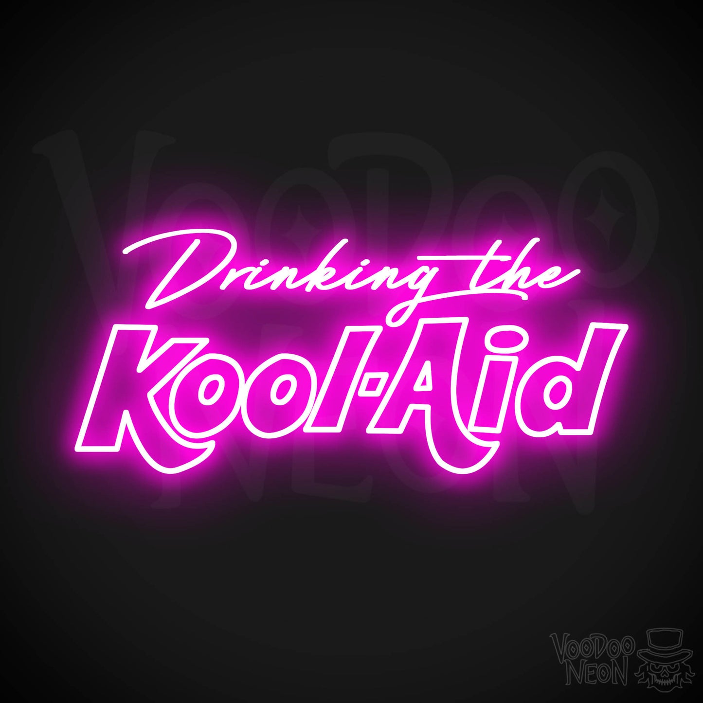 Drinking The Kool-Aid LED Neon - Pink