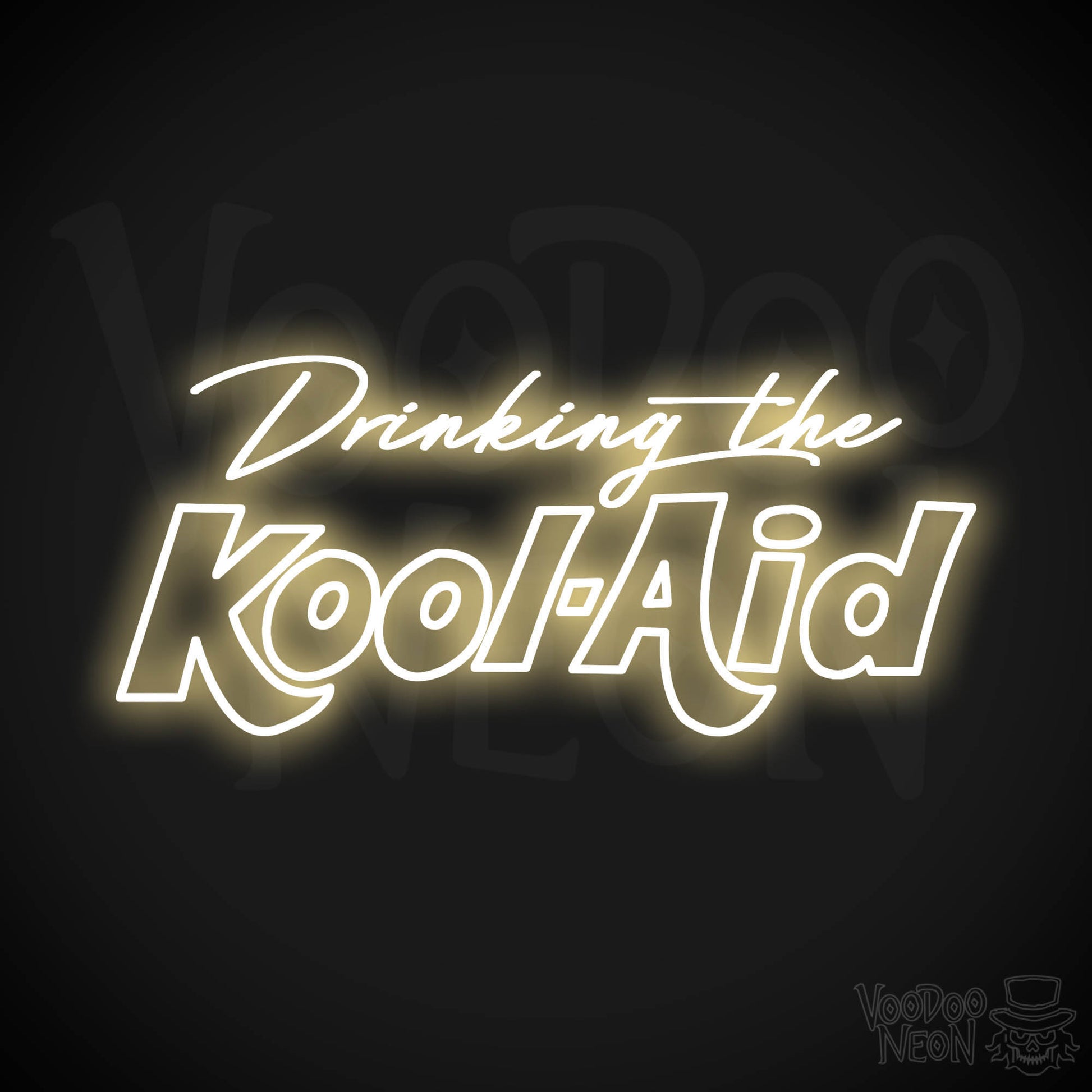 Drinking The Kool-Aid LED Neon - Warm White