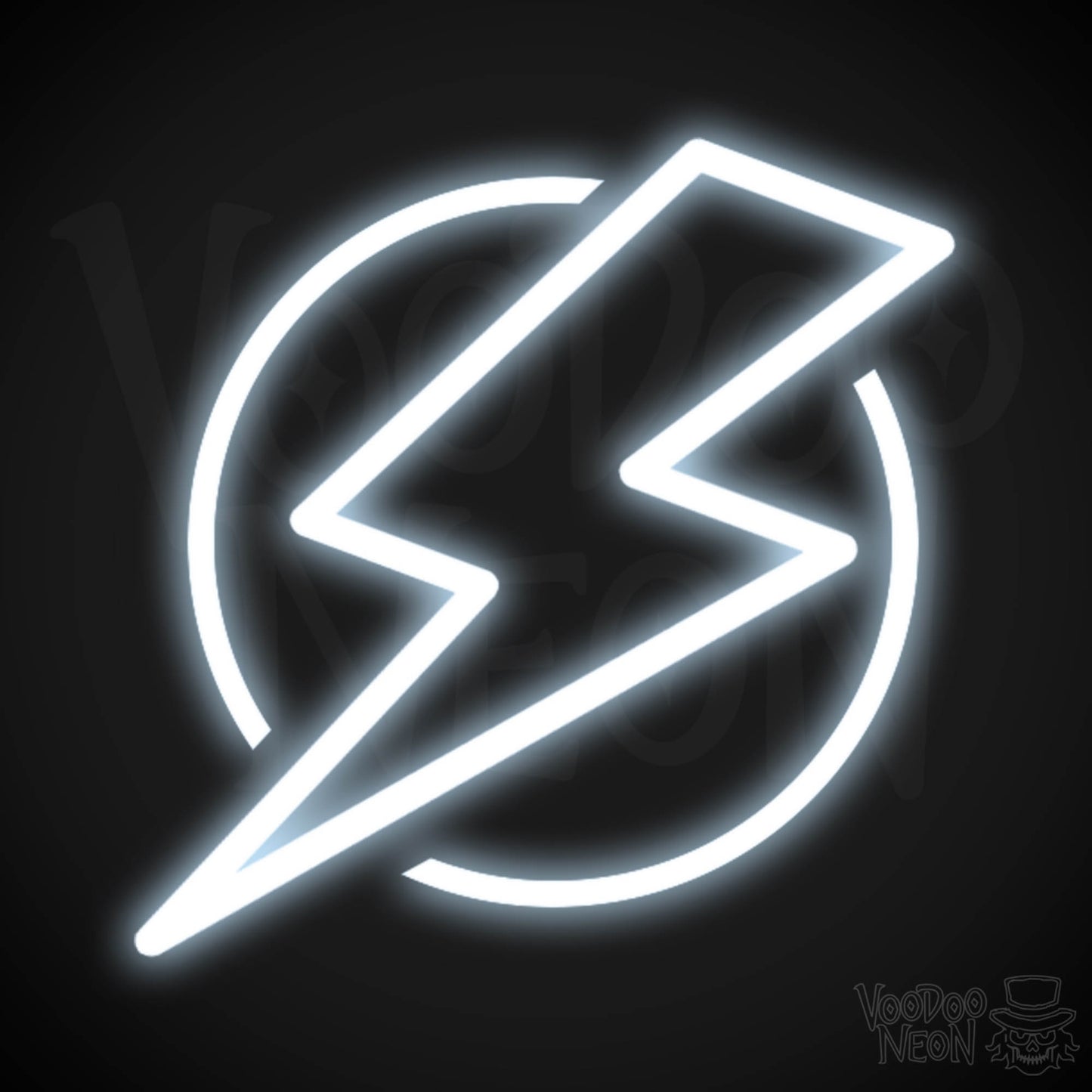 Electric Neon Wall Art - Neon Electric Sign - Wall Art - Color Cool White