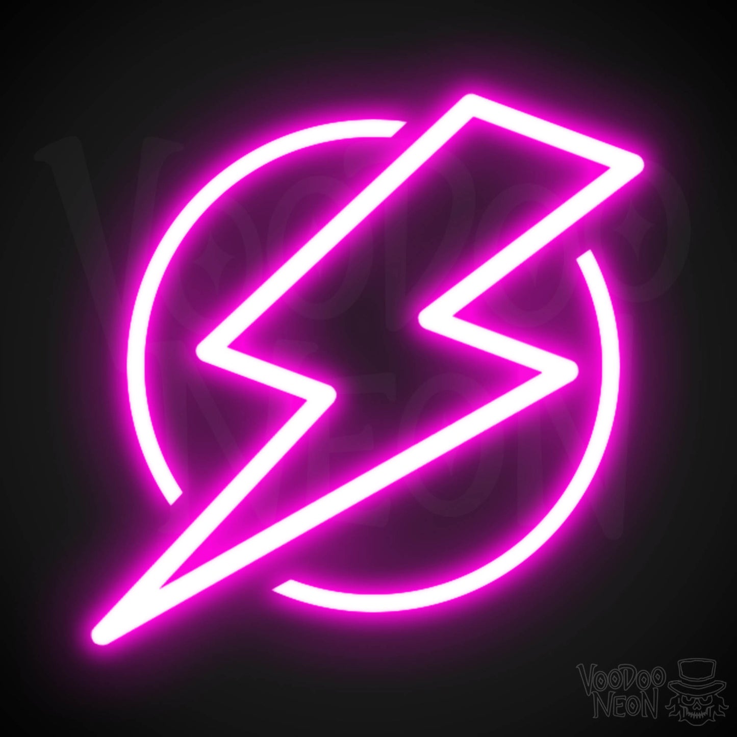 Electric Neon Wall Art - Neon Electric Sign - Wall Art - Color Pink
