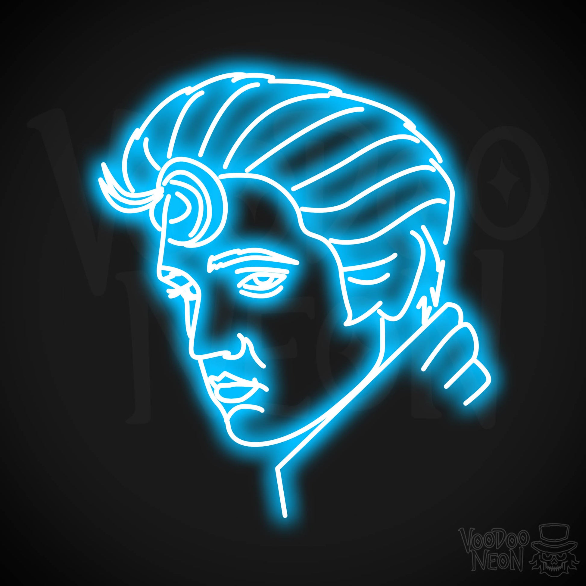 Elvis LED Neon - Dark Blue