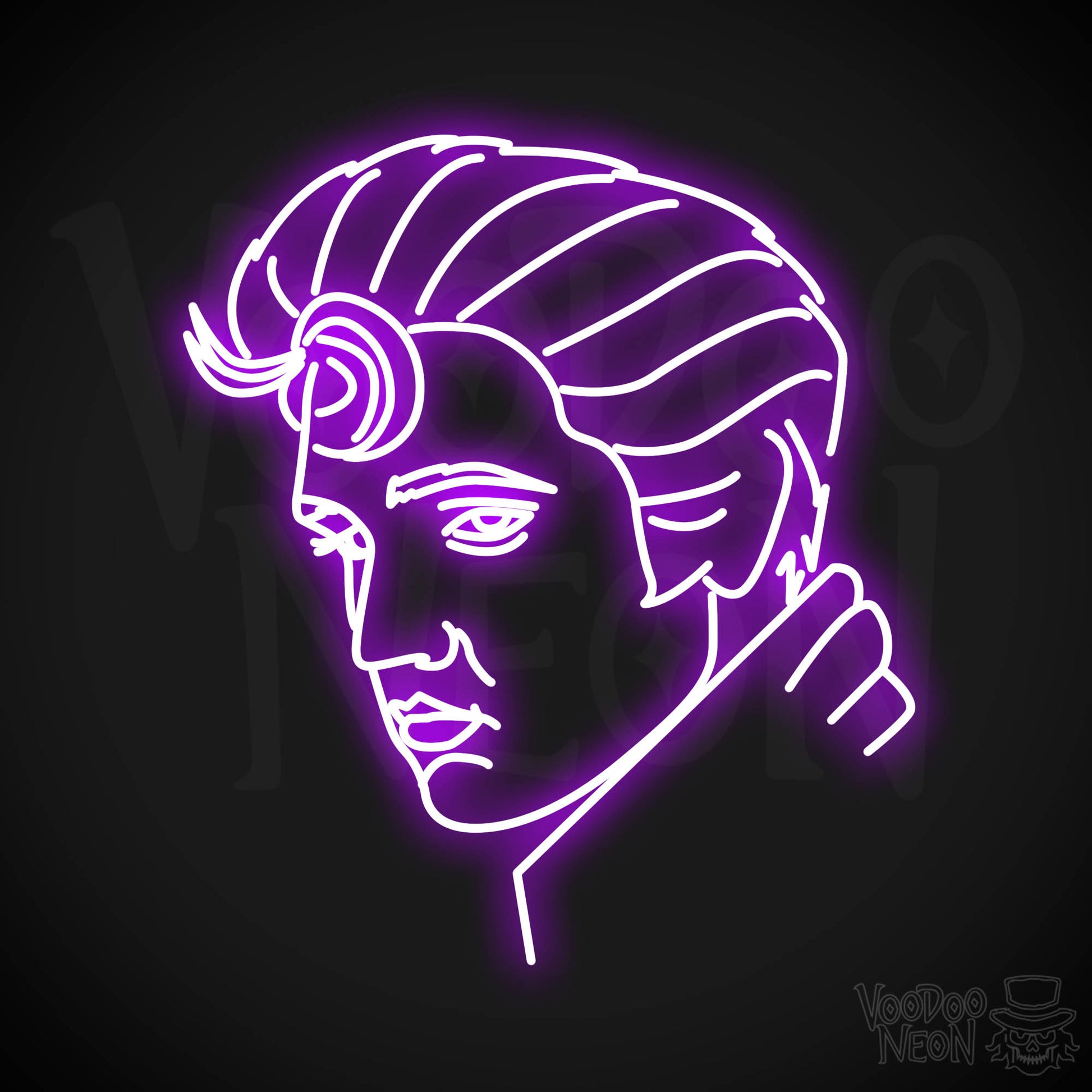 Elvis LED Neon - Purple