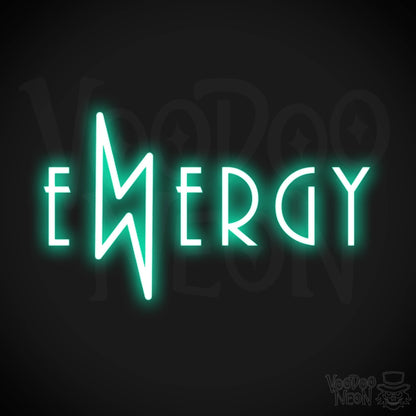 Energy Neon Sign - Neon Energy Sign - Energy Light Up Sign - Color Light Green