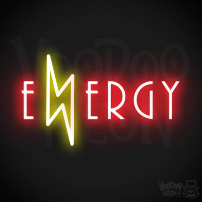 Energy Neon Sign - Neon Energy Sign - Energy Light Up Sign - Color Multi-Color