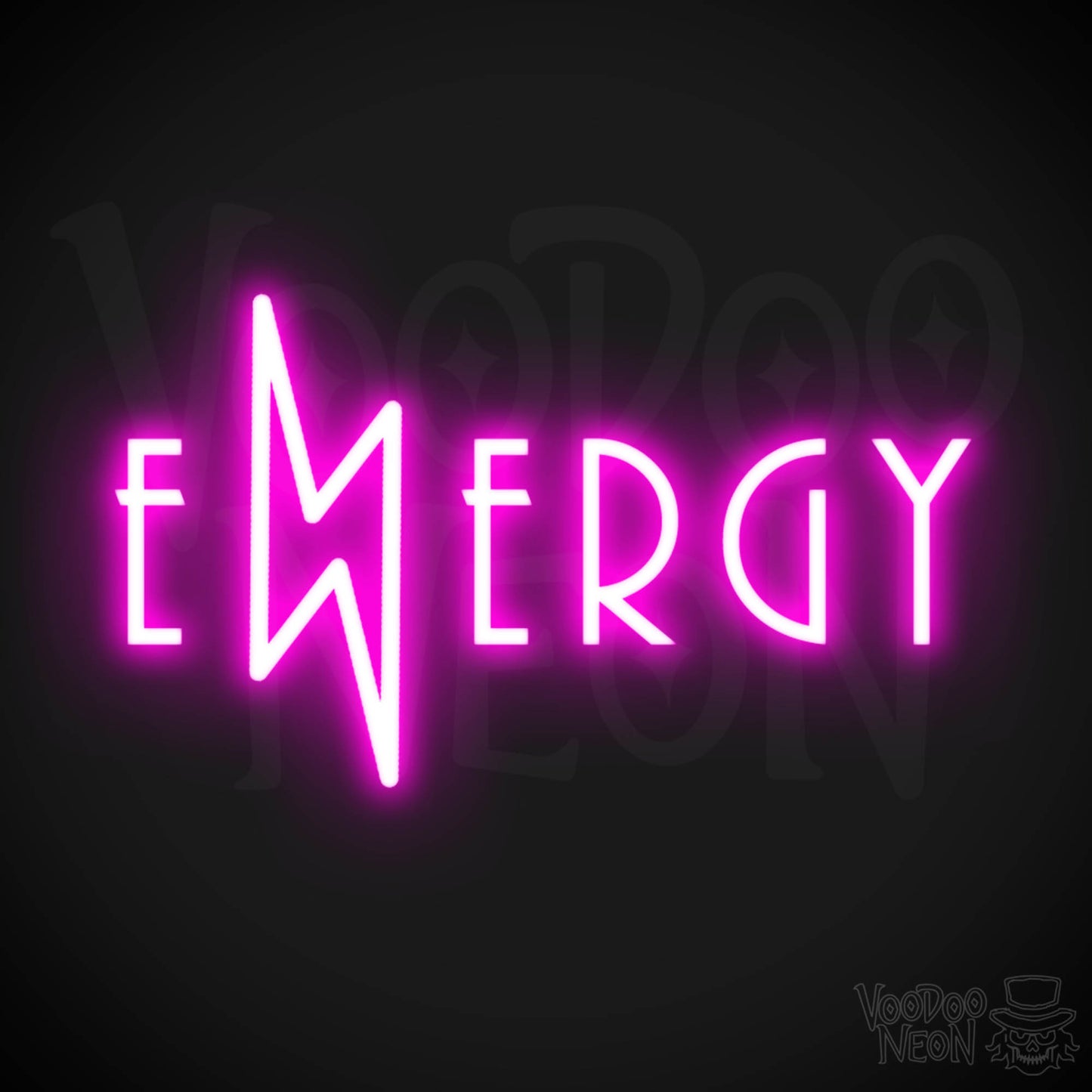Energy Neon Sign - Neon Energy Sign - Energy Light Up Sign - Color Pink