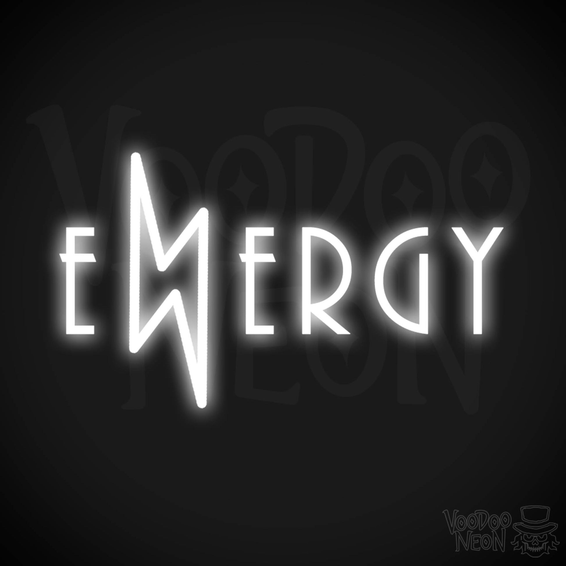 Energy Neon Sign - Neon Energy Sign - Energy Light Up Sign - Color White