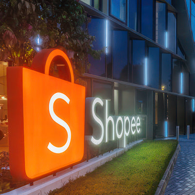 Shopee channel letter sign