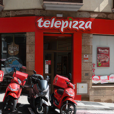 Telepizza channel letter sign