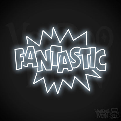 Fantastic Neon Sign - Cool White