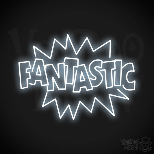 Fantastic Neon Sign - Cool White