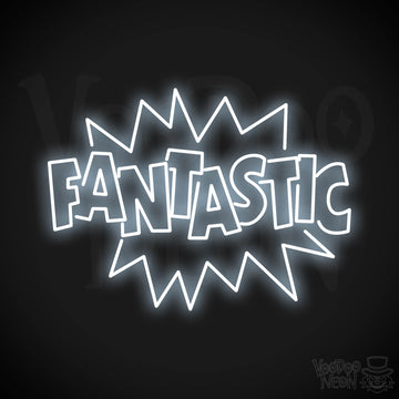 Fantastic Neon Sign - Cool White