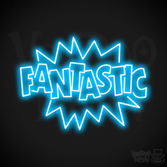 Fantastic Neon Sign - Dark Blue