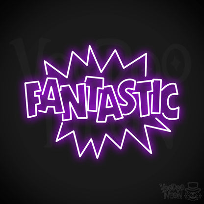 Fantastic Neon Sign - Purple