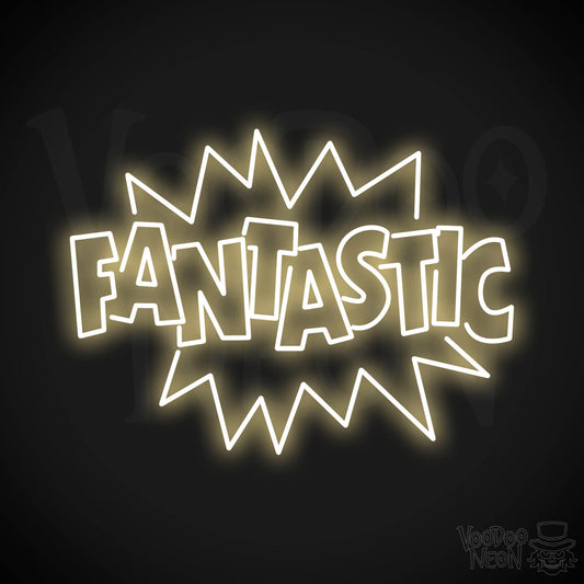 Fantastic Neon Sign - Warm White