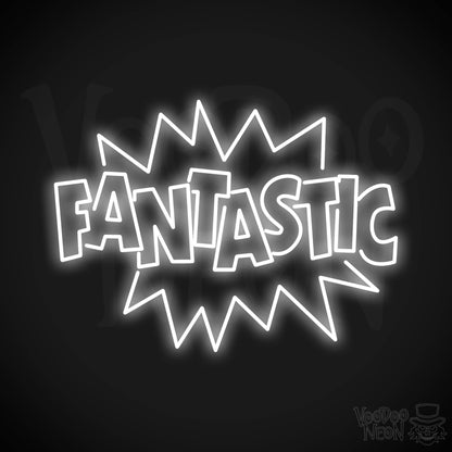 Fantastic Neon Sign - White