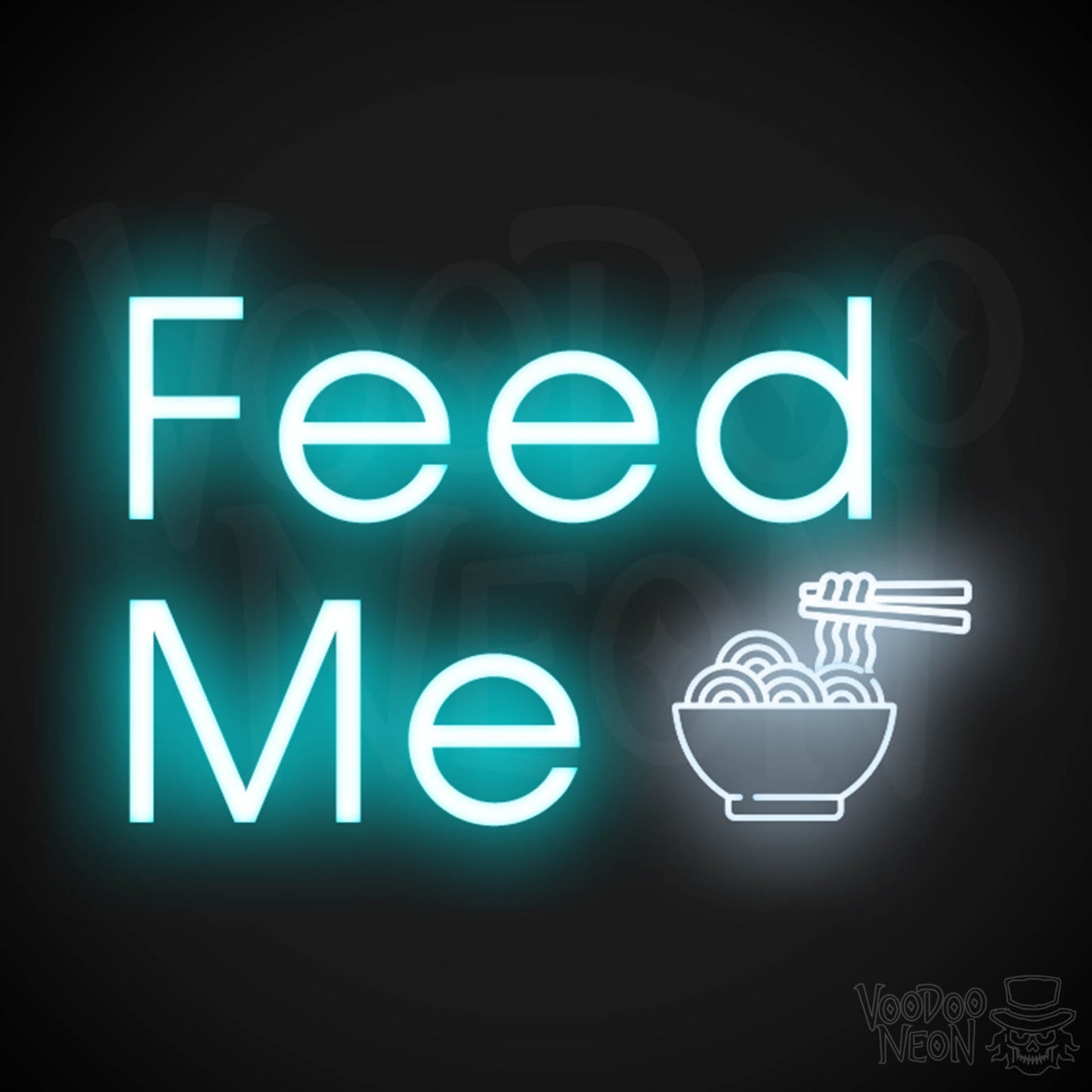 Feed Me Neon Sign - Neon Feed Me Sign - Light up Sign - Color Multi-Color
