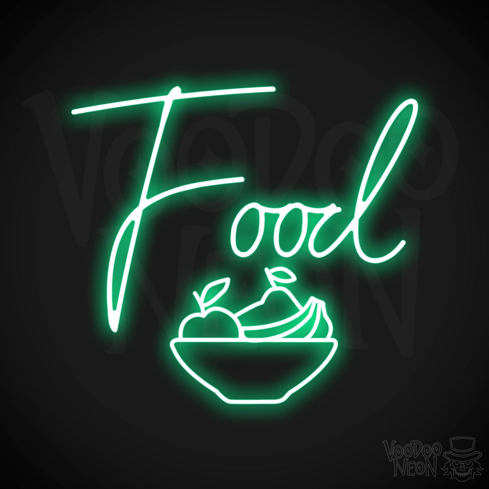 Food Neon Sign - Green