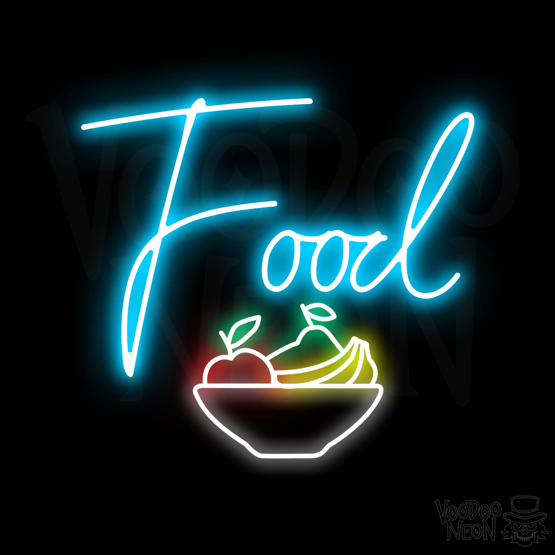 Food Neon Sign - Multi-Color