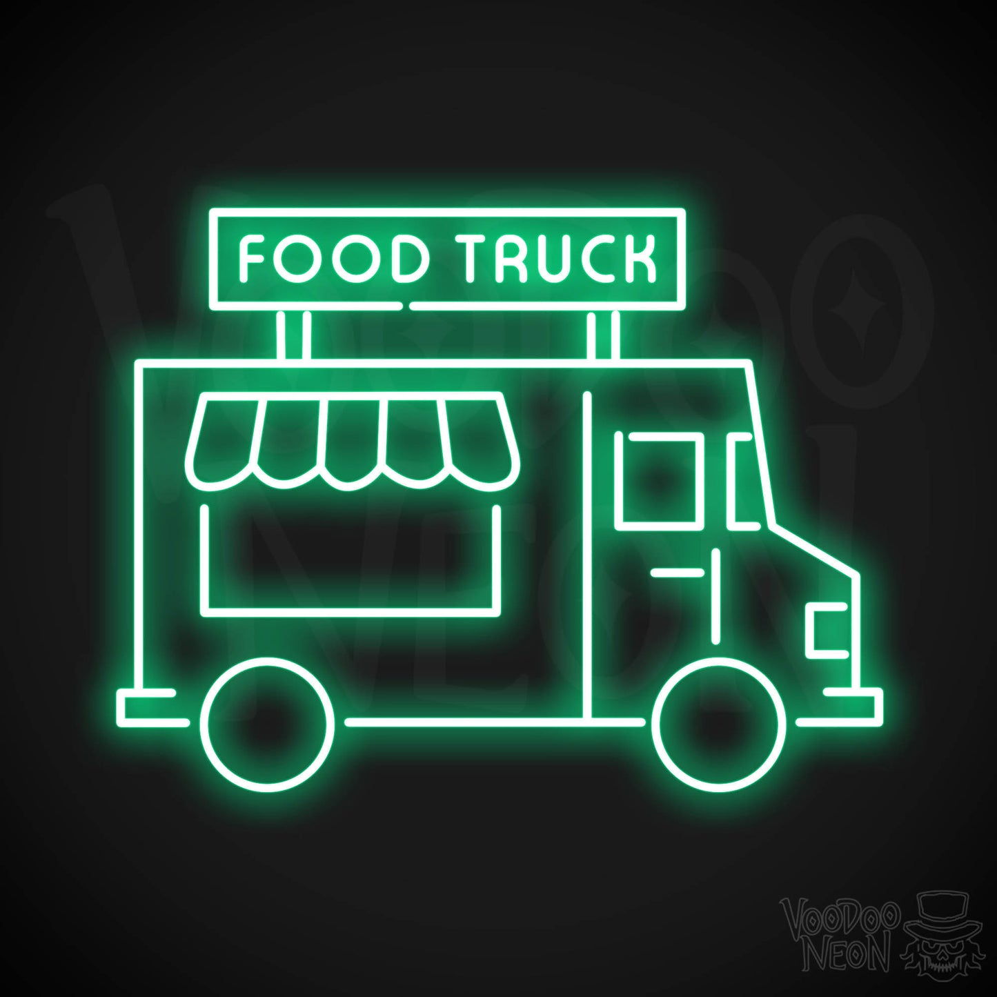 Food Truck LED Neon - Green