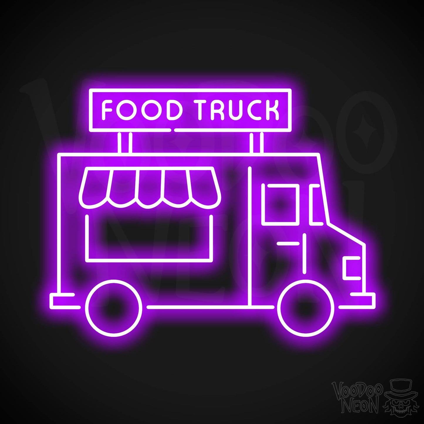 Food Truck LED Neon - Purple