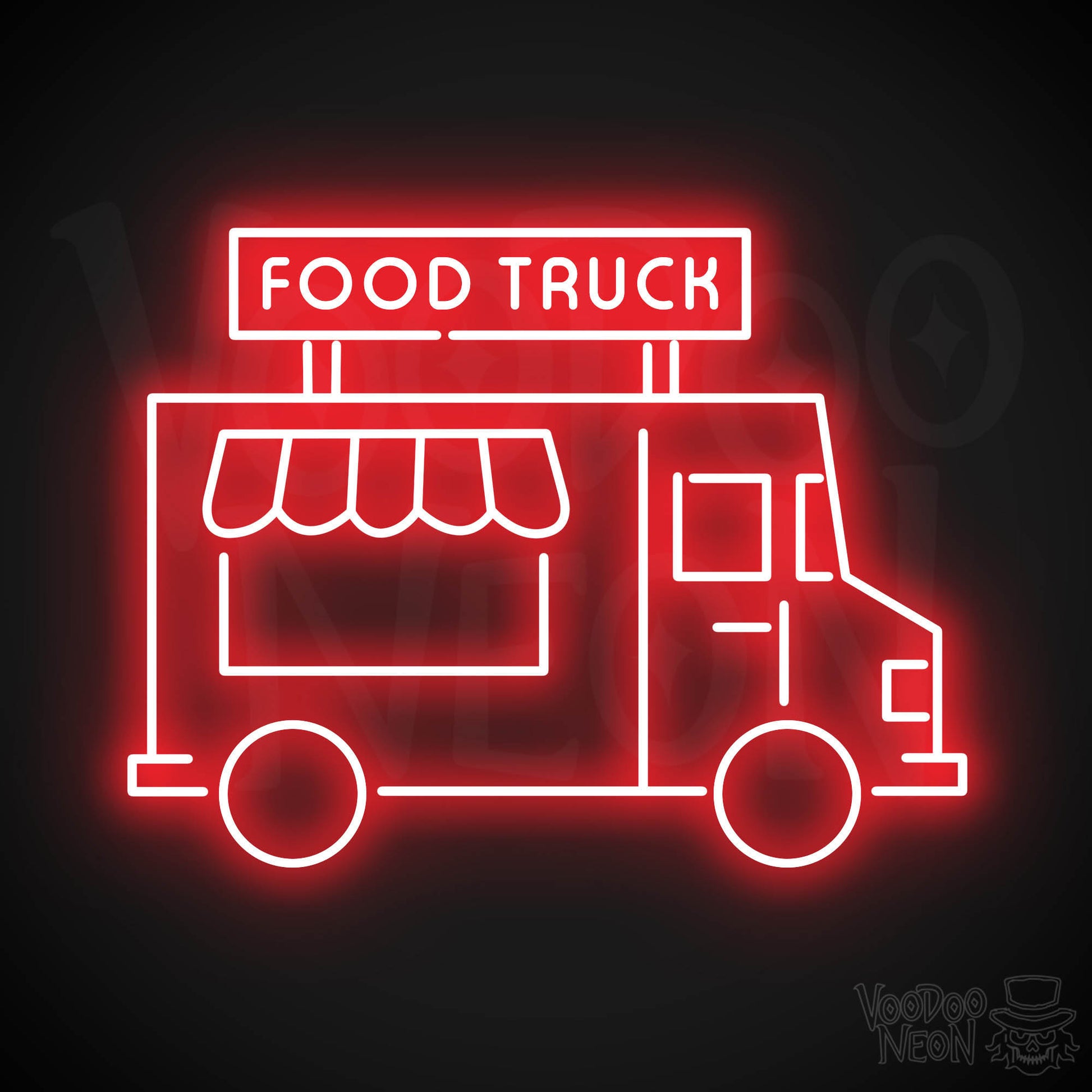 Food Truck LED Neon - Red
