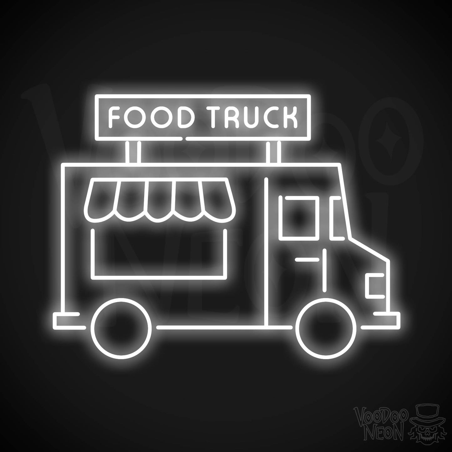 Food Truck LED Neon - White