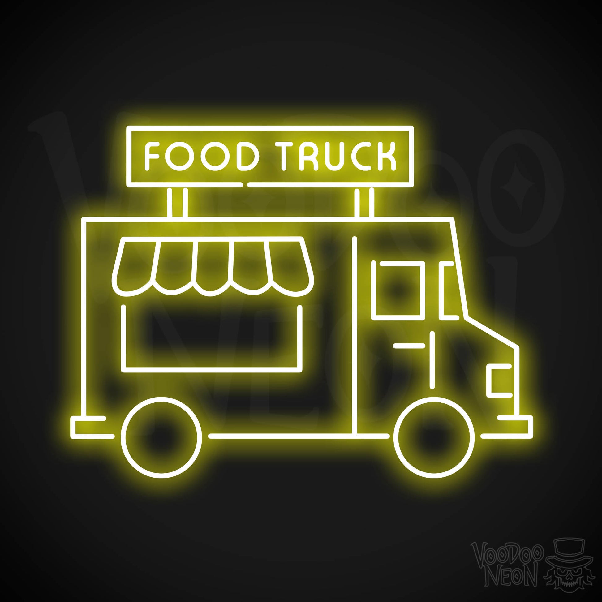 Food Truck LED Neon - Yellow