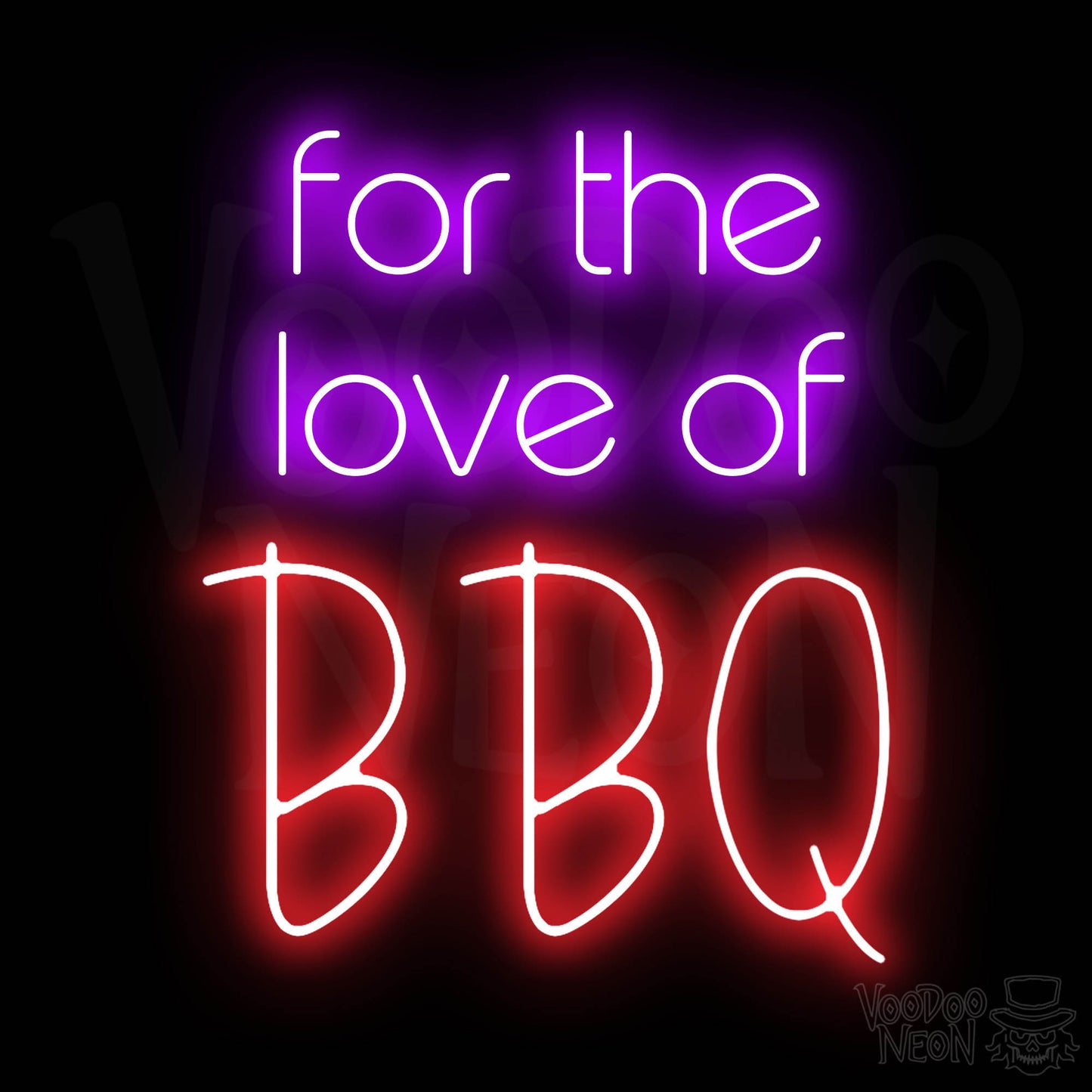For The Love Of BBQ LED Neon - Multi-Color