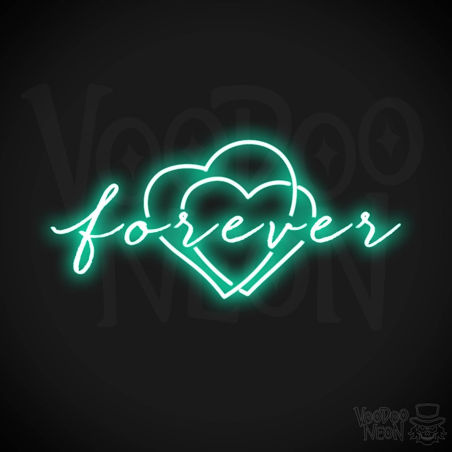 Forever Neon Sign - Neon Forever Sign - Word Sign - Color Light Green