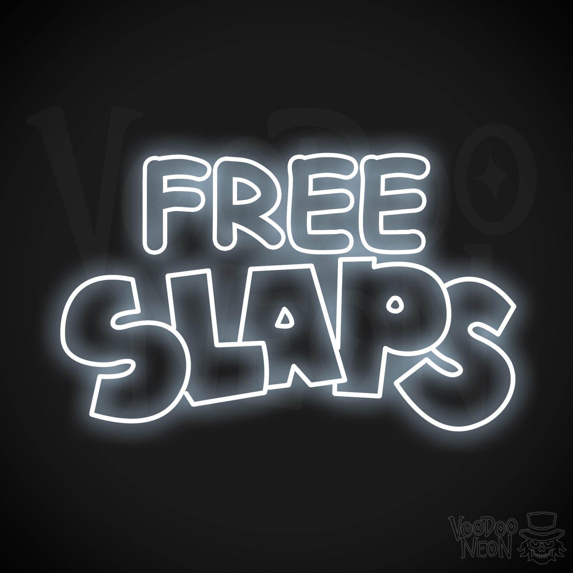 Free Slaps LED Neon - Cool White