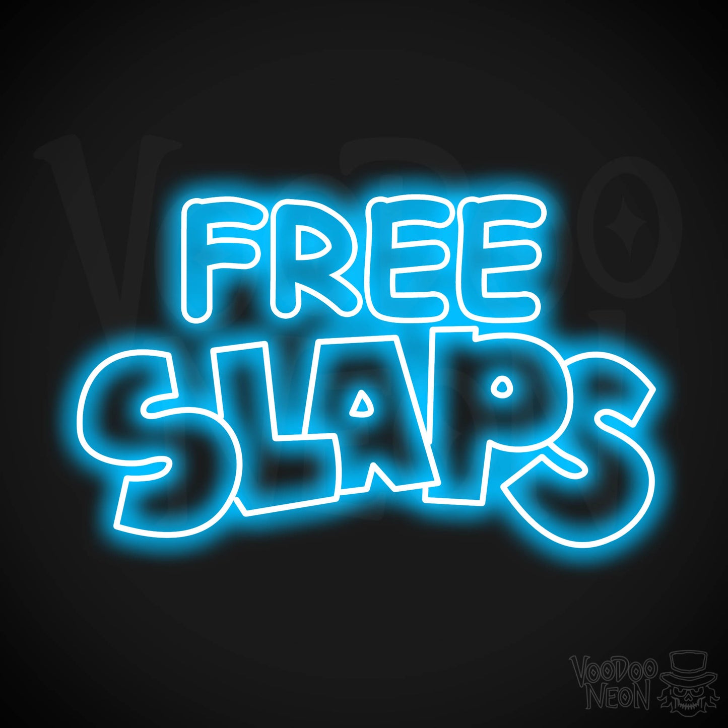 Free Slaps LED Neon - Dark Blue