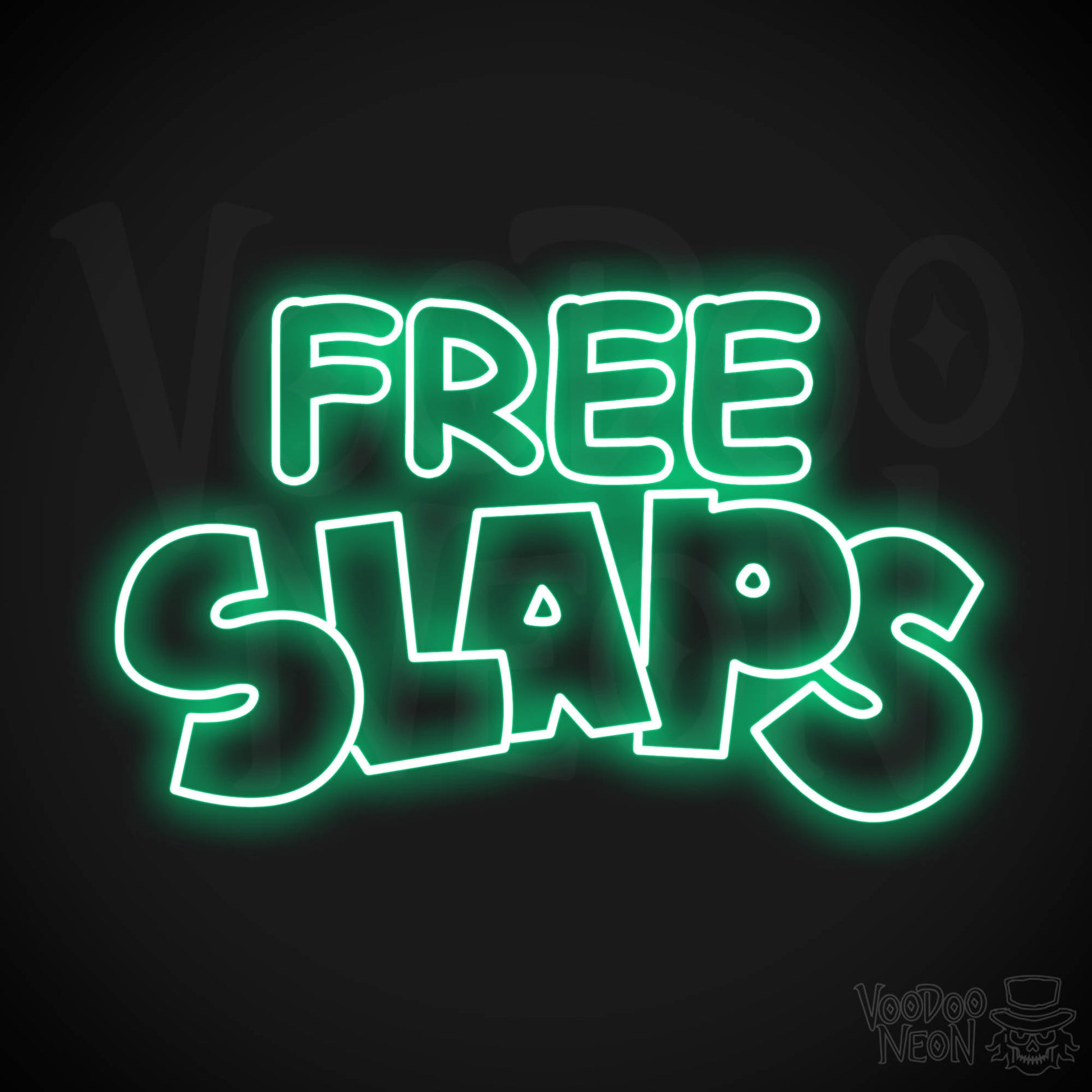 Free Slaps LED Neon - Green