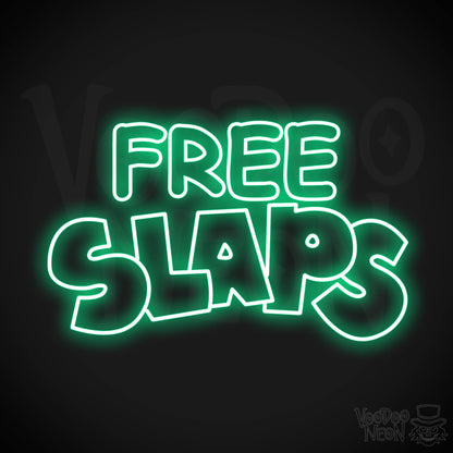Free Slaps LED Neon - Green