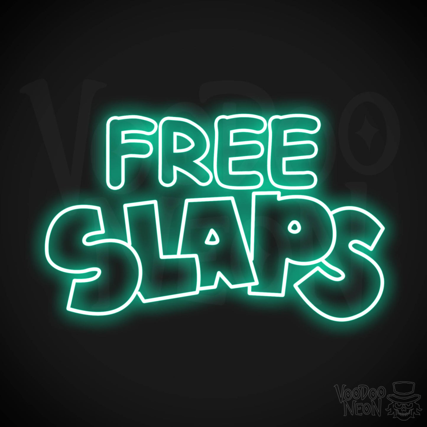 Free Slaps LED Neon - Light Green