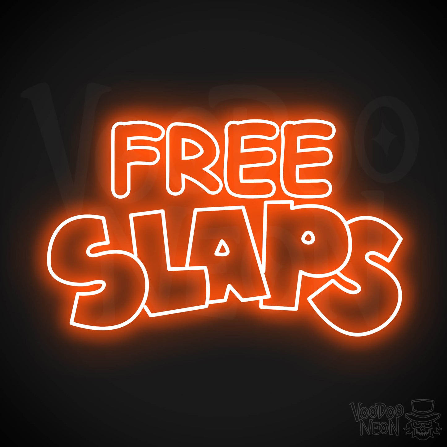 Free Slaps LED Neon - Orange