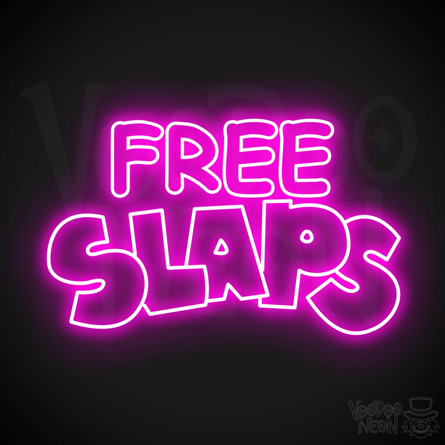 Free Slaps LED Neon - Pink