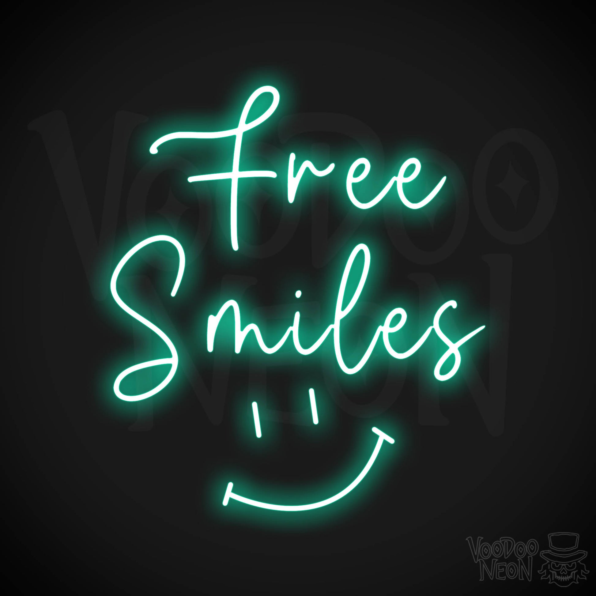 Free Smiles LED Neon - Light Green