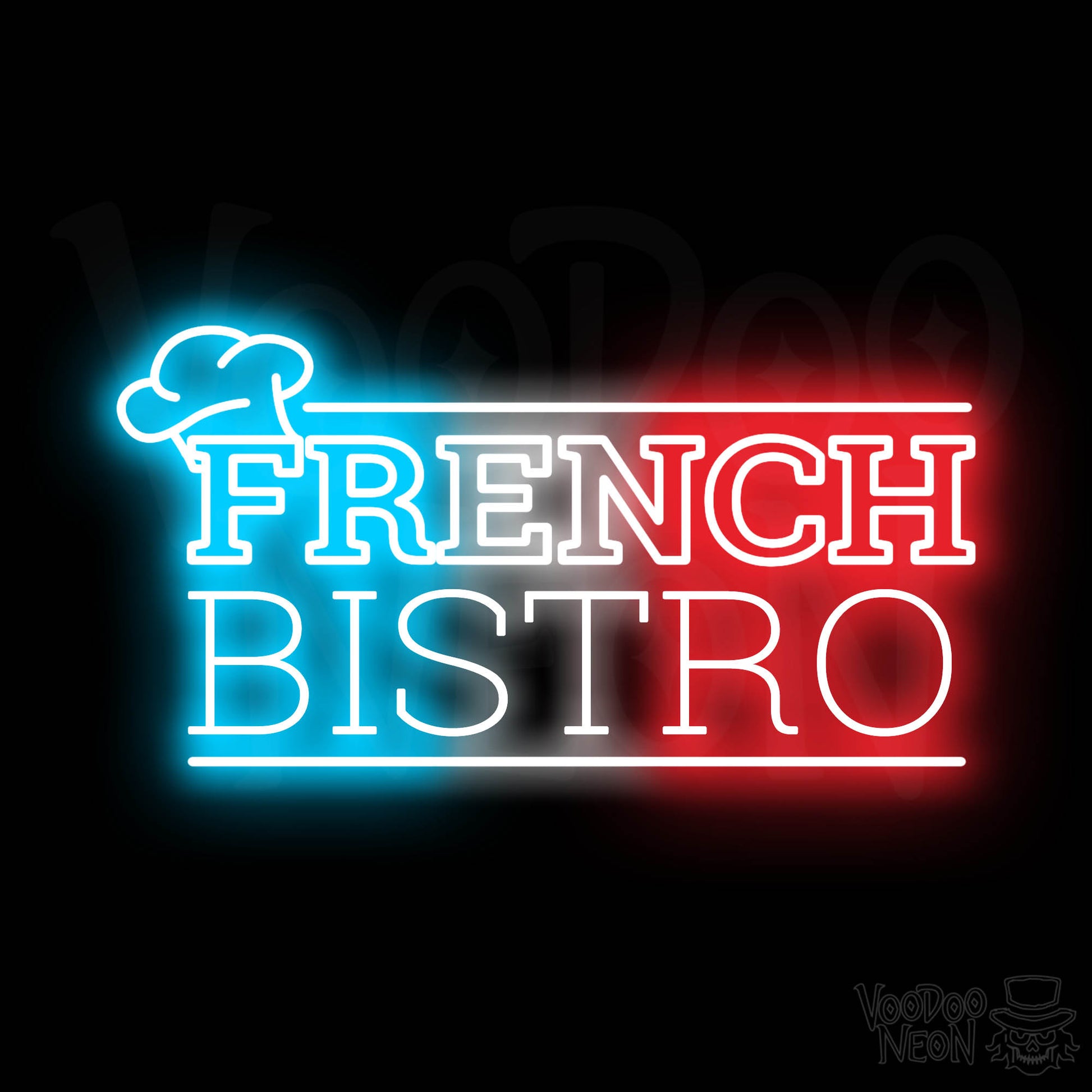 French Restaurant LED Neon - Multi-Color