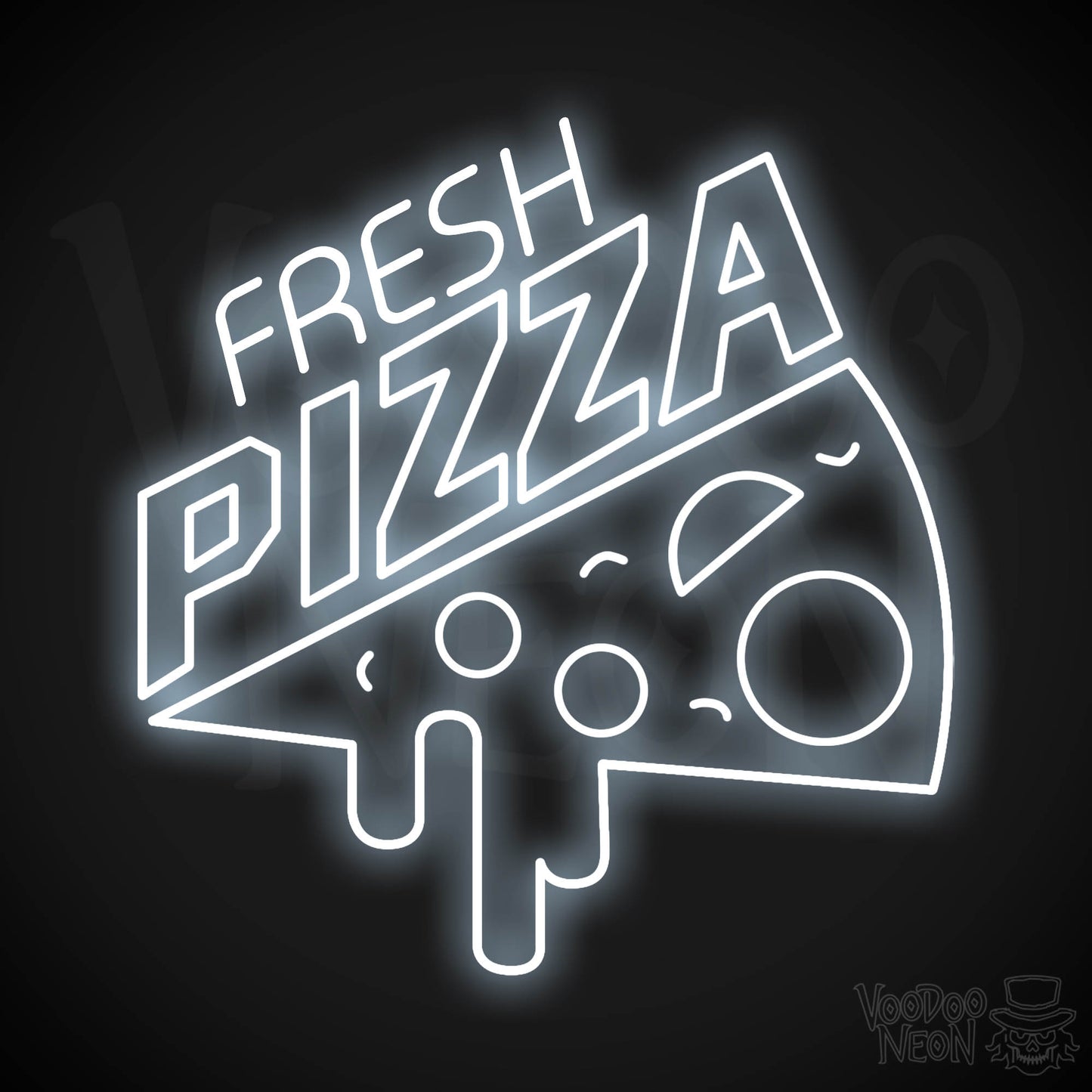 Fresh Pizza LED Neon - Cool White