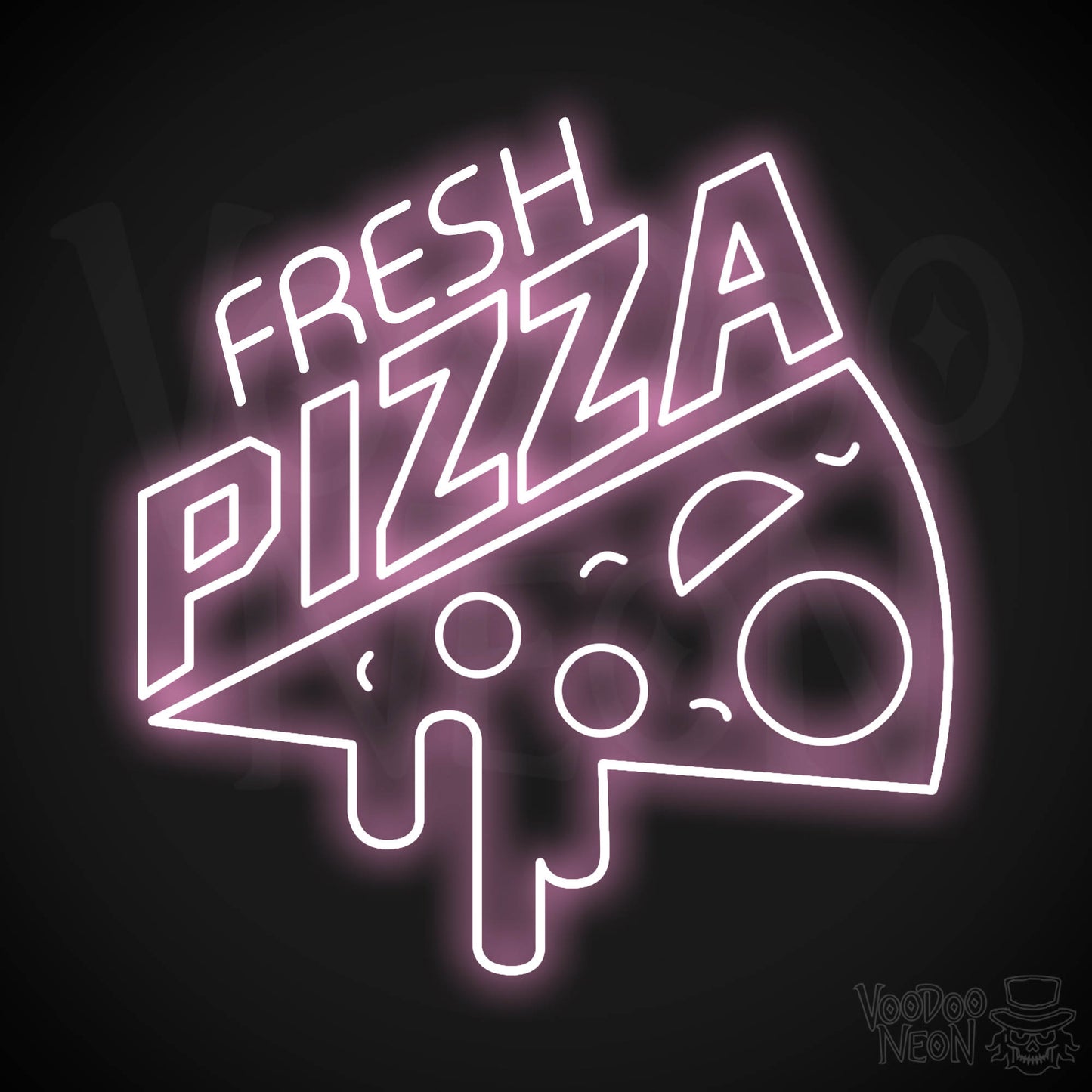 Fresh Pizza LED Neon - Light Pink