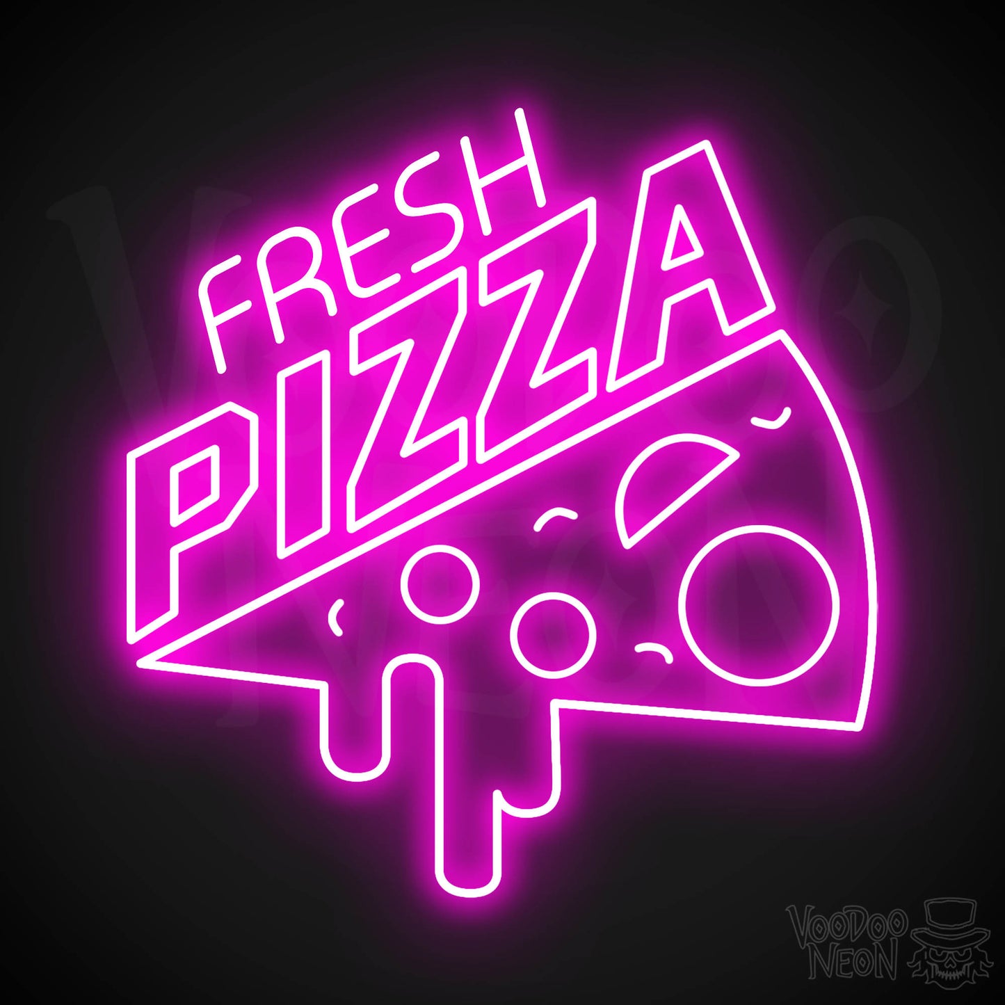 Fresh Pizza LED Neon - Pink